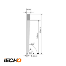 IECHO - E64-2 - Tungsten steel Blade 1mm